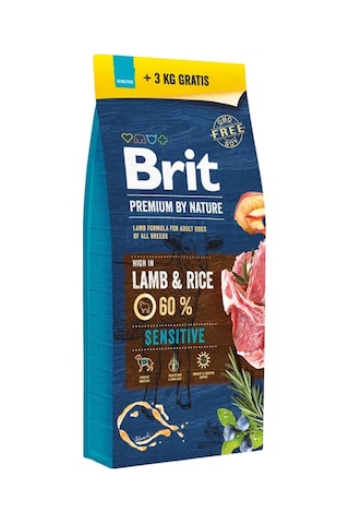 Premium Nature Sensitive Kuzulu Ve Pirinçli Yetişkin Köpek Maması 15kg + 3kg