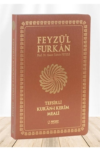 Feyzü'l Furkan Tefsirli Kuranı Kerim Meali Taba (Orta Boy-Sadece Türkçe Meal-İnce Cilt)