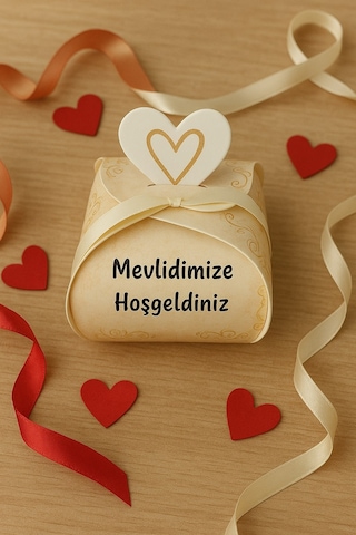 Gold Madlen Sütlü Çikolatalı Mevlid Hediyesi - Mevlüt Hediye - Dağıtmalık Hediye 25 Adet