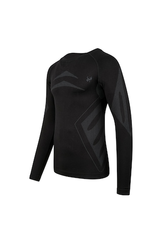 2as Erkek Heatwave Seamless Baselayer Üst İçilk Siyah/gri 001