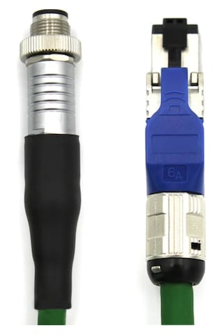 Pur M12 - Rj45 Ethernet Kabloları 4 Pinli D Kodlu Ip67