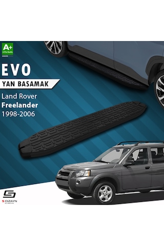 S-dizayn Land Rover Freelander Evo Siyah Yan Basamak 163 Cm 1998-2006