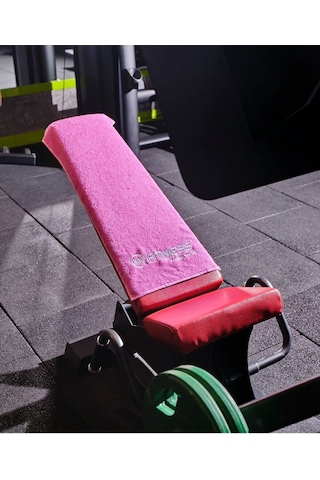 Spor Fitness Havlusu 40x100 Cm Pamuklu Pembe