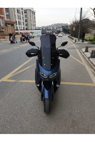 Motocam Yamaha Nmax Ön Cam 2021-2024 Model 72cm Siyah Renkli 4mm Uzun
