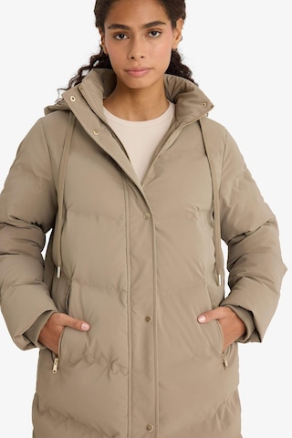 Defacto Regular Fit Kapüşonlu Fermuarlı Parka F2876AX25WN Kahve