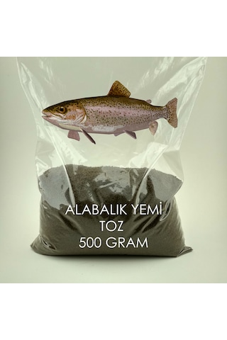 Alabalık Yemi Toz 500 Gram Alabalık Hamuru İçin Toz Yem