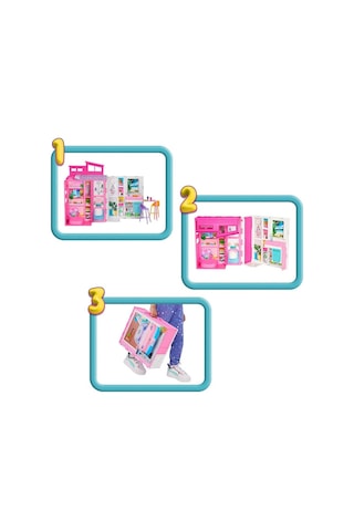 Barbie'nin Portatif Evi 2024 Hrj77 Barbie