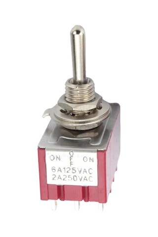 Ayt Ic-148d On Off Onø6mm Mts-403 12 Pin Toggle Switch Buton Aç Kapa 29x18,1 Mm Aç Kapa