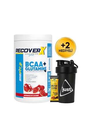 Sporfit Nutrition Recoverx Bcaa Amino Asit Tozu + L-glutamine 540 Gr Glutamin 30 Servis Karpuz + Shaker + Protein Kahve Hediyeli