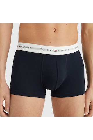 Tommy Hilfiger 3'lü Trunk Erkek Siyah Boxer Düz Um0um02761 Siyah