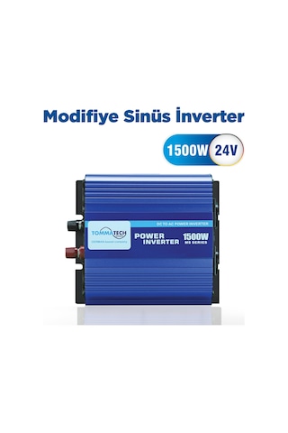TommaTech MS 1500 W Watt 24V Modifiye Sinüs İnverter İnvertör - OFG-TT-MS1500-24MF
