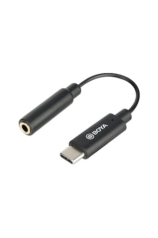 Boya By-k9 3.5mm Trrs / Usb Type-c Mikrofon Adaptörü
