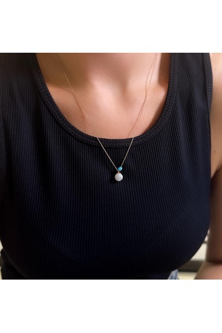 Stela Ay Taşı Gümüş Kol Rose