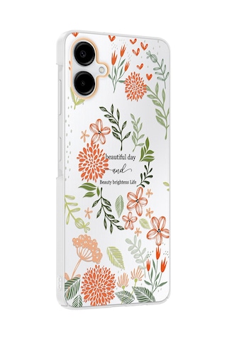 Samsung Galaxy Uyumlu A06 Kılıf Kamera Korumalı Desenli Zore Klip Kapak - Beautiful -