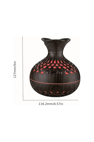 Oda Hava Nemlendirici 300ml Rgb Led Işıklı Humudifier Aroma Difizör Buhar Makinesi