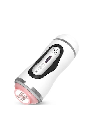 Carmine Realistik Ağız Ve Yapay Vajina Çift Taraflı Isıtmalı Mastürbatör