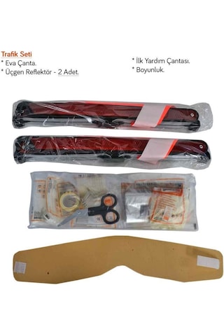 Carub Eva Çantalı Lüks Trafik Seti Belgeli Milenyum