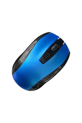2.4ghz Usb Alıcılı Wireless Mouse Kablosuz Bilgisayar Faresi Mavi Dm-10