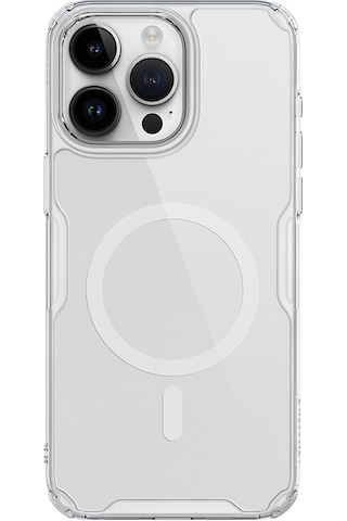 Nillkin Apple Uyumlu iPhone 15 Pro Magsafe Özellikli Nature Tpu Pro Kapak Şeffaf