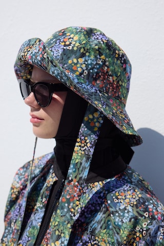 Manuka Bağlamalı Bucket Şapka Tıny Flower Çok Renkli