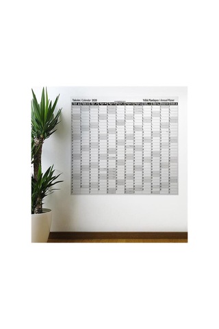2020 Yıllık Planlayıcı Manyetik Duvar Stickerı Takvim 110x100 Cm 5671 Çok Renkli Çok Renkli