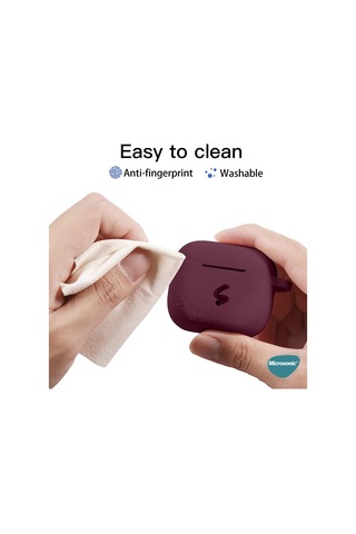 Microsonic Airpods 3 Uyumlu Askılı Mat Silikon Kılıf