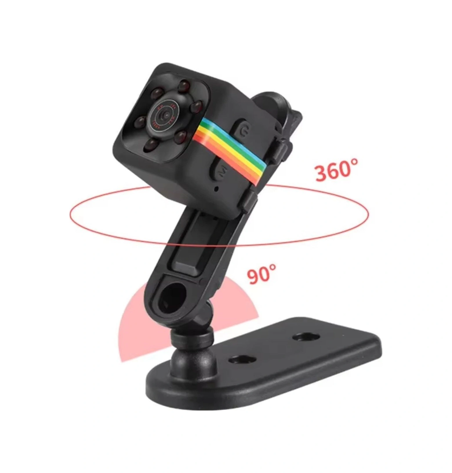 Mcg Mini Boy Küp Tipi Gece Görüşlü Hd Kaliteli Güvenlik Kamerası