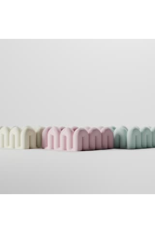 Arch Tray Kemer Formlu Dekoratif Mini Tepsi Buzul Yeşili