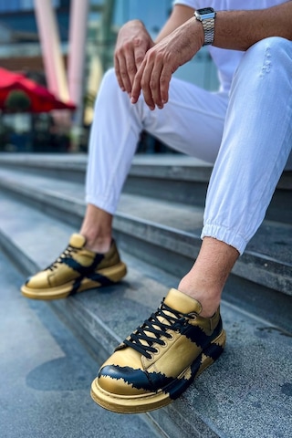 Ch254 Cst Pittura Erkek Ayakkabı 549 Gold Sıyah X Çok Renkli