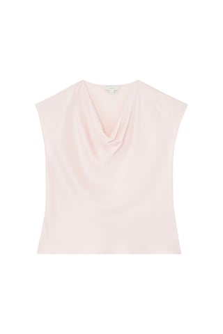 Vince Ipek Cowl Yaka Bluz Açık Pembe