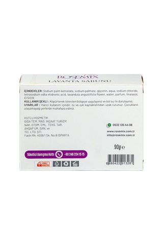 Rosemix - 547 - - Lavanta Sabunu Kutulu 90 Gr - 2 Adetlik - Ilkestor - Set Ürün Diğer