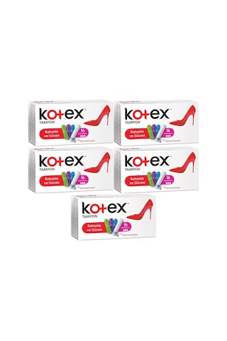 Kotex Tampon Normal 80 Li Set 5pk 16
