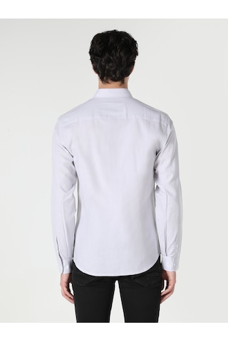 Colin's Slim Fit Taş Erkek Uzun Kol Gömlek CL1048576_Q1.V1_STN