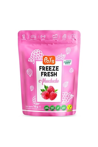 Pol S Freeze Fresh Dondurularak Kurutulmuş Ahududu 16 Gr 15 G