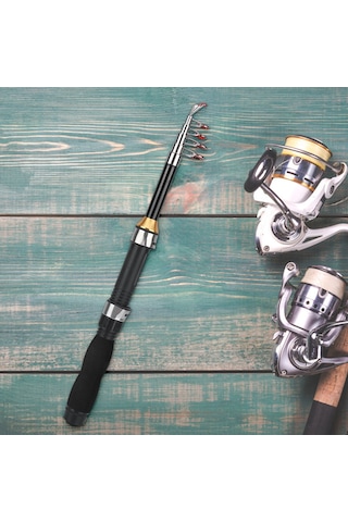 Geeroyoo 1.7m Cam Çelik Olta: Eva El Takımı, Anti Kayma, Sağlam Tekerlek Kolu - Deniz Ve Lure Olta İçin Uygun