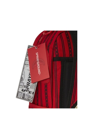 Sprayground Reverse Sip 2.0 Sırt Çantası, Ergonomik Tasarım, Kadife Gözlük Bölmesi Kırmızı
