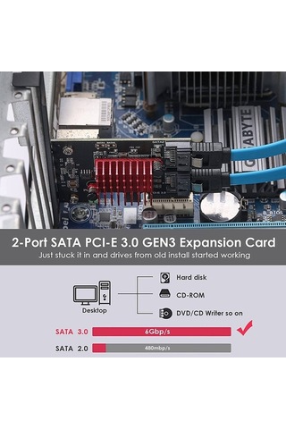 Ulzyvf Ssd Sata Portlu Pcı-e Pcıe Pcı Gbps Express Adaptörü 6 3.0 2 - Vl