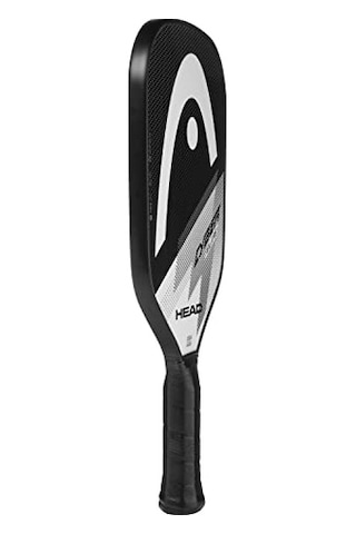 Head Cyber Elite Pickleball Paddle, Fiberglas Yüzey, Siyah/beyaz Renk, Orta Seviyelere Başlıyor Açık Mavi