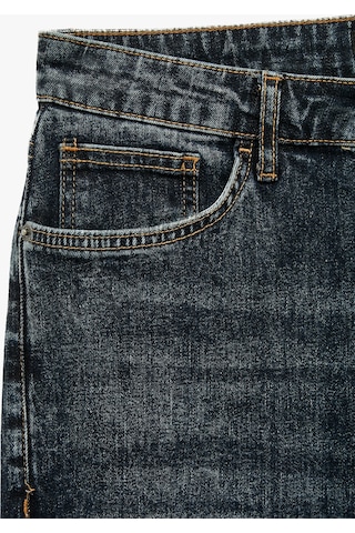 Koton Normal Bel Cepli Pamuklu Tapered Fit Jean Pantolon - Joe Jean Orta İndigo 7wam40129nd