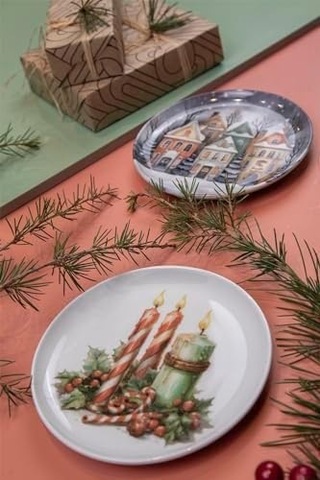 Porselen Festive 4 Parça 15 Cm Tabak Diğer