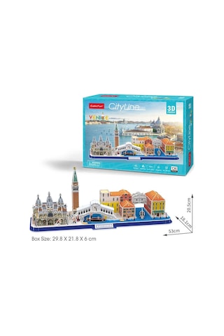 MC269H Cubic Fun, City Line - Venedik - İtalya , 3 Boyutlu Puzzl