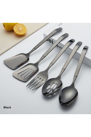 5 Parça Yemek Takımı Çatal Bıçak Takımı Gümüş Diğer