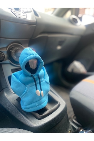 Vites Poları - Her Araca Uyumlu Vites Süsü Vites Hoodie Araç Aksesuarı Turkuaz