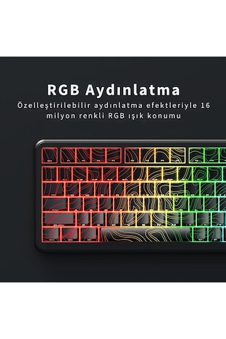 Ak820 Max He Kablolu Mekanik Oyun Klavyesi, Rapid Trigger, Rgb Aydınlatma, Hall Effect