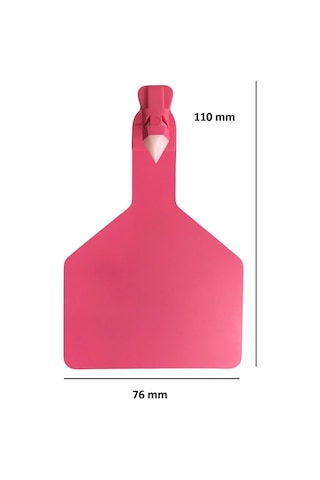 Z Tags Büyükbaş.küçükbaş.hayvan Kulak Küpesi Xl- Pembe-5  Adet