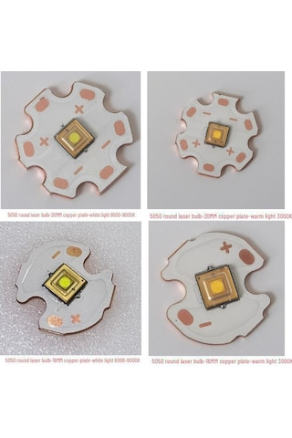 5050 Yüksek Güçlü Beyaz Lamba Boncuklu 20w Uzun Menzilli Lazer Topu Led Sahne El Feneri Diğer