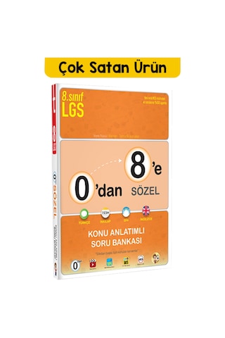 8.sınıf Tüm Dersler Konu Anlatım Soru Bankası 0 Dan 8 E Sayısal Sözel