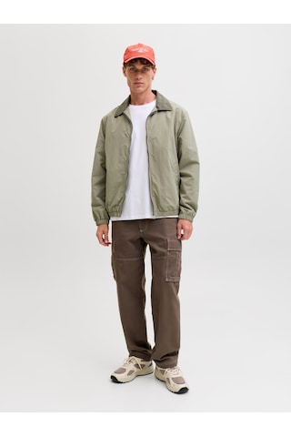 Jack & Jones Baxter Contrast Collar Erkek Yeşil Ceket 12289181-vtr