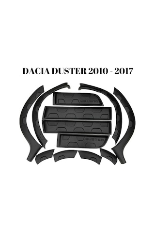 Dacia Duster 2010 2011 2012 2013 2014 2015 2016 2017 Uyumlu Kapı Ve Çamurluk Koruma Dodik Seti Damalı 12 Parça
