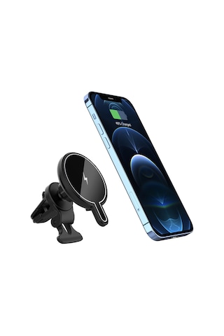 T9 15w Magsafe Araç Tutucu - Siyah Z&k Market